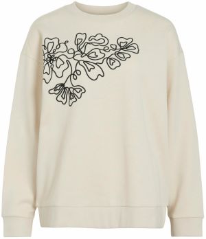 VILA Mikina 'VITASSE'  nebielená / čierna