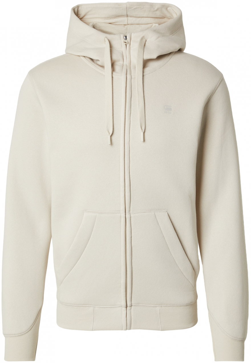 G-STAR Tepláková bunda  biela ako vlna