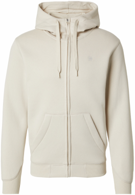 G-STAR Tepláková bunda  biela ako vlna