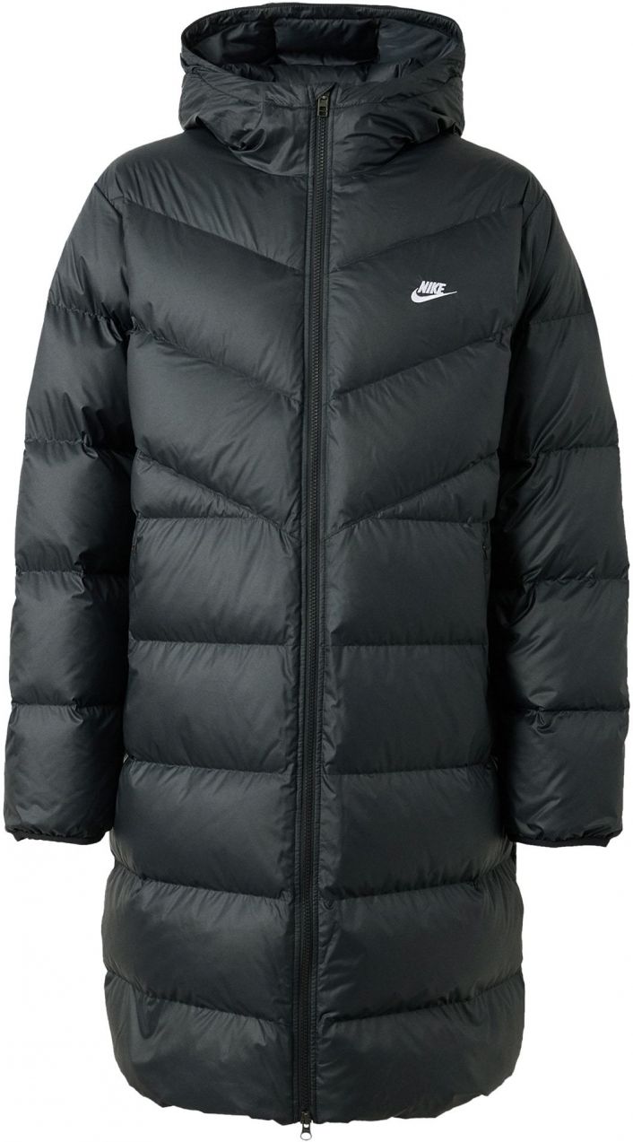 Nike Sportswear Zimný kabát 'WINDRUNNER STMNT'  čierna / biela