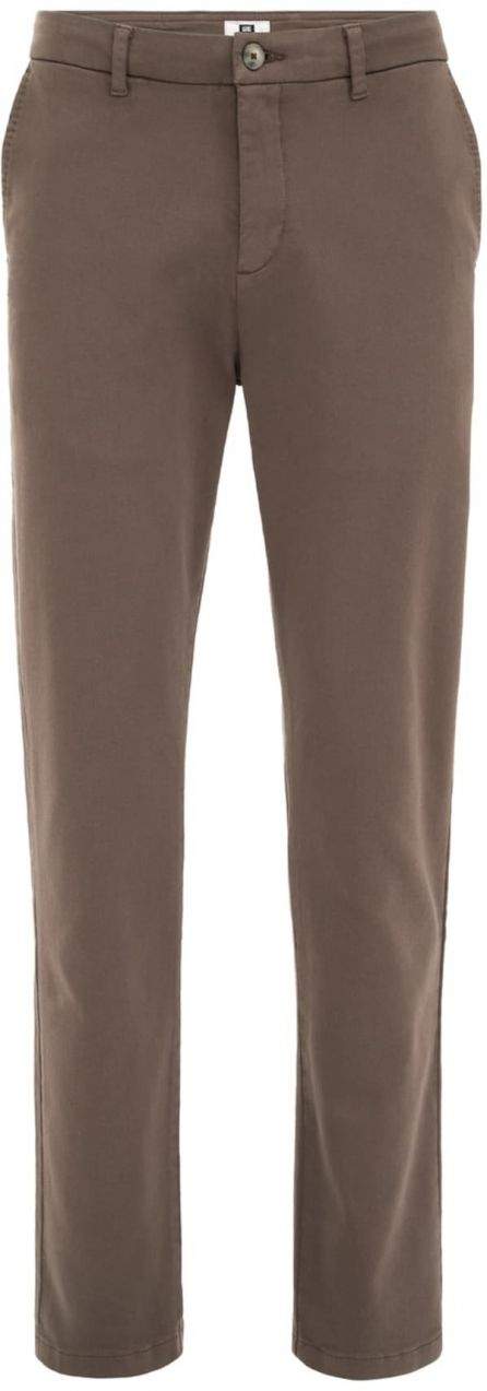 WE Fashion Chino nohavice  hnedá