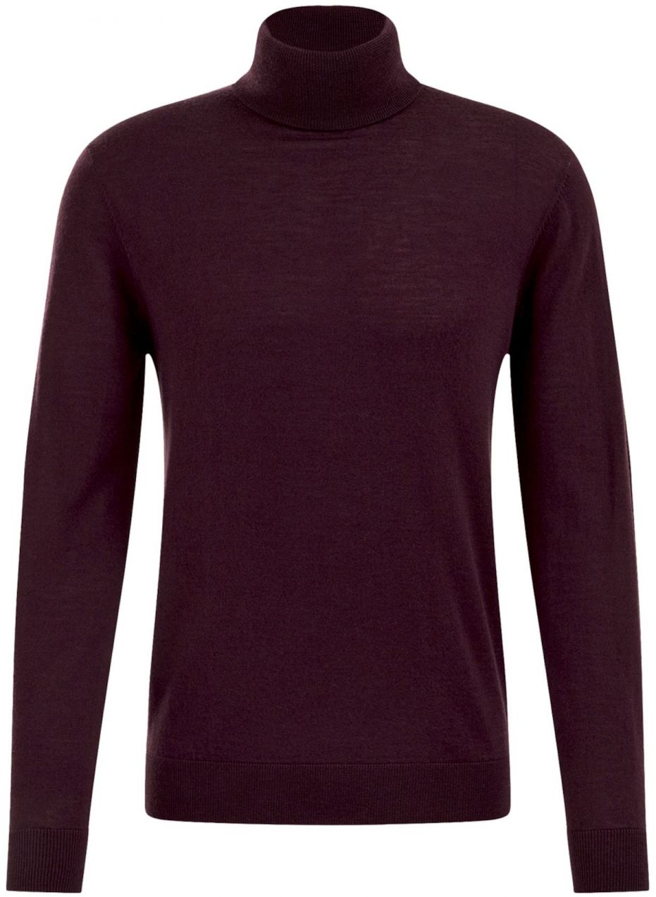 WE Fashion Sveter  vínovo červená