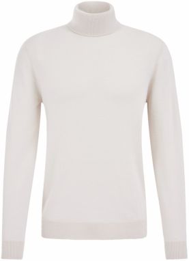 WE Fashion Sveter  šedobiela