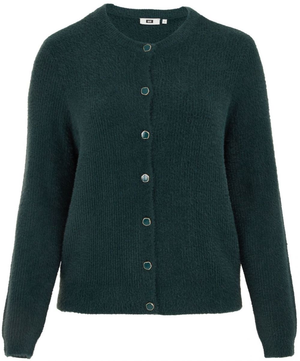 WE Fashion Kardigán  tmavozelená
