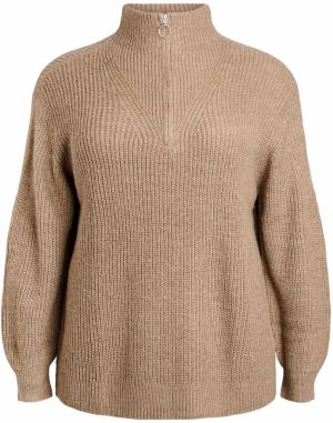 Zizzi Sveter 'Fllola'  kapučíno