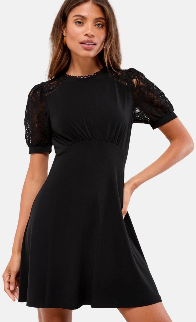 Lipsy Šaty  čierna