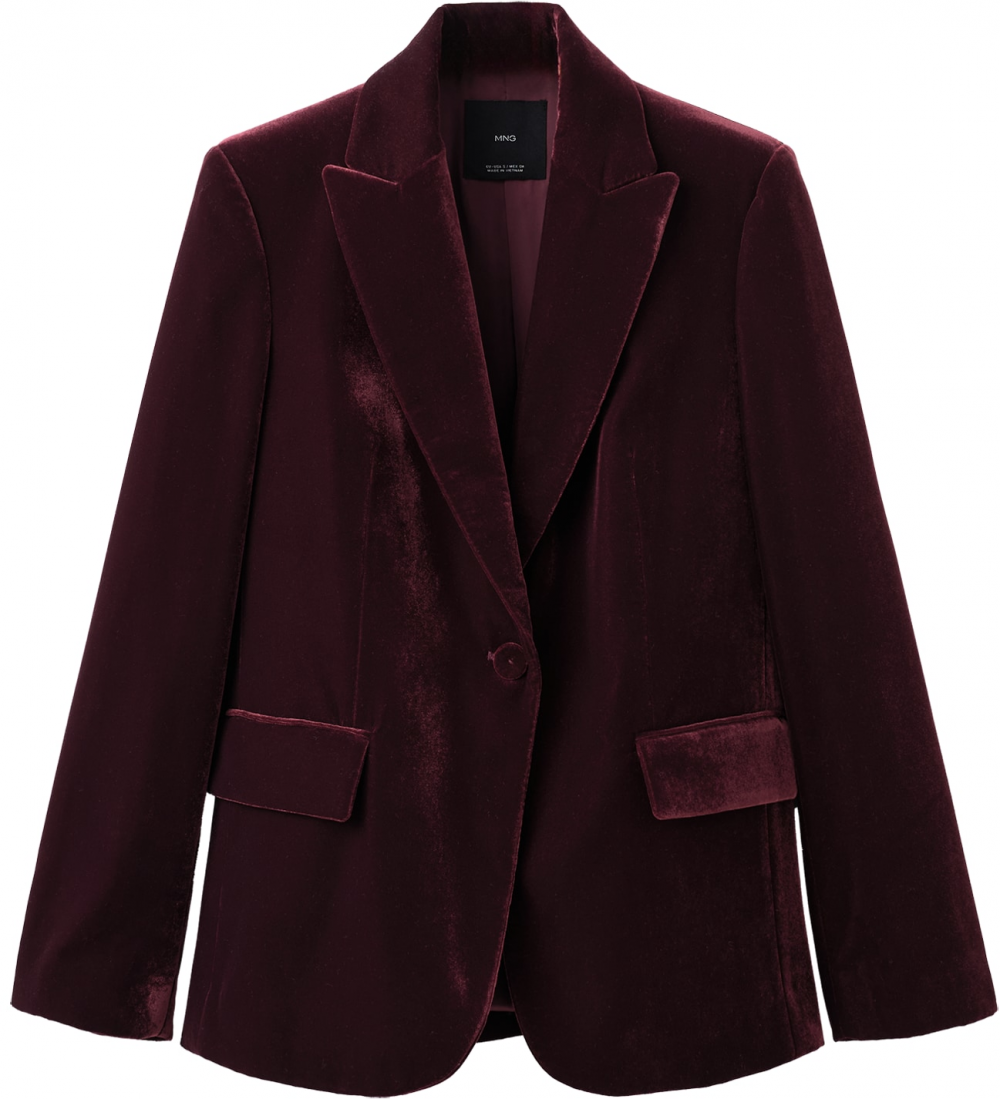 MANGO Blejzer 'COMBI'  tmavočervená