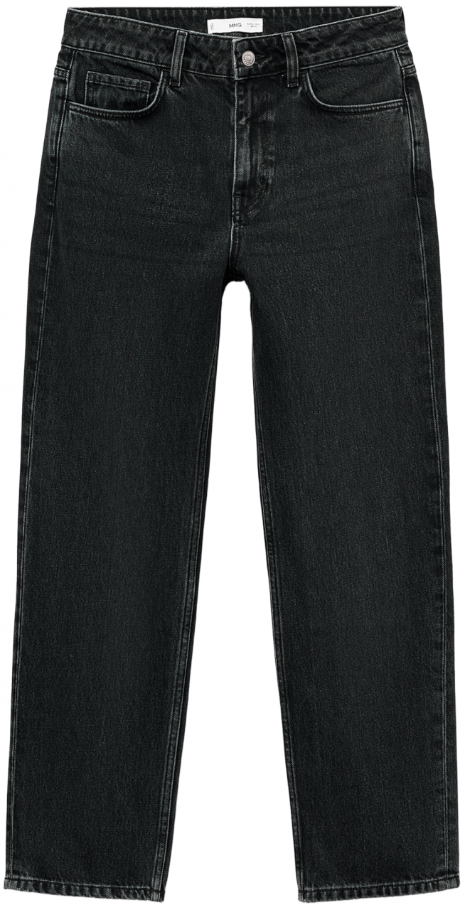 MANGO Džínsy 'DELIA'  čierna