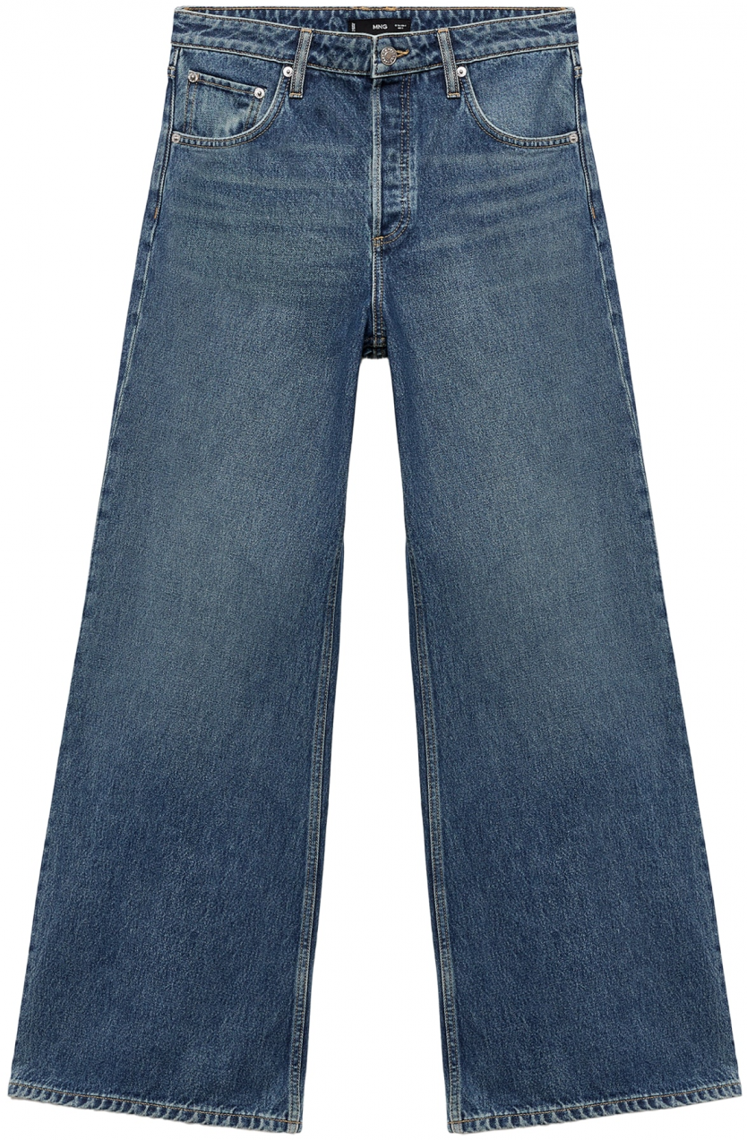 MANGO Džínsy 'Seattle'  modrá