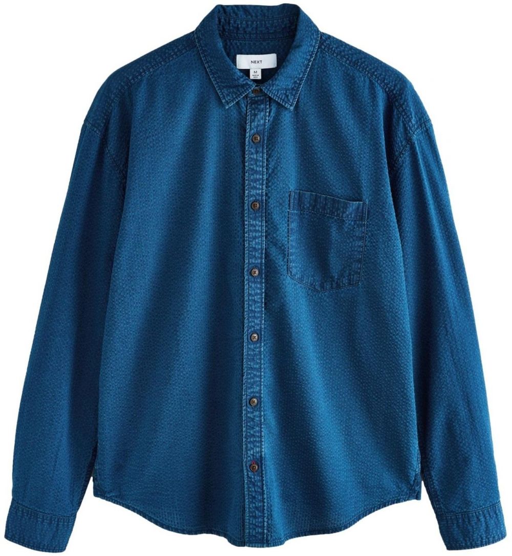 Next Košeľa  modrá denim