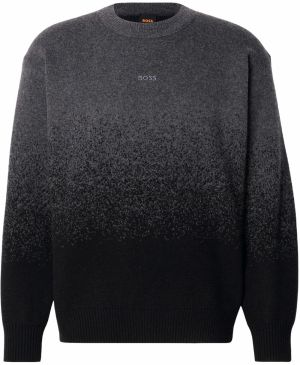 BOSS Orange Sveter 'Kalbrush'  tmavosivá / čierna
