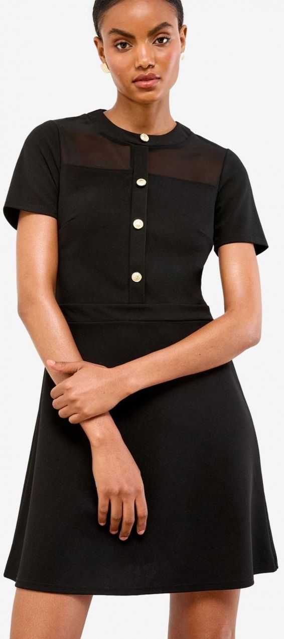 Lipsy Šaty  čierna