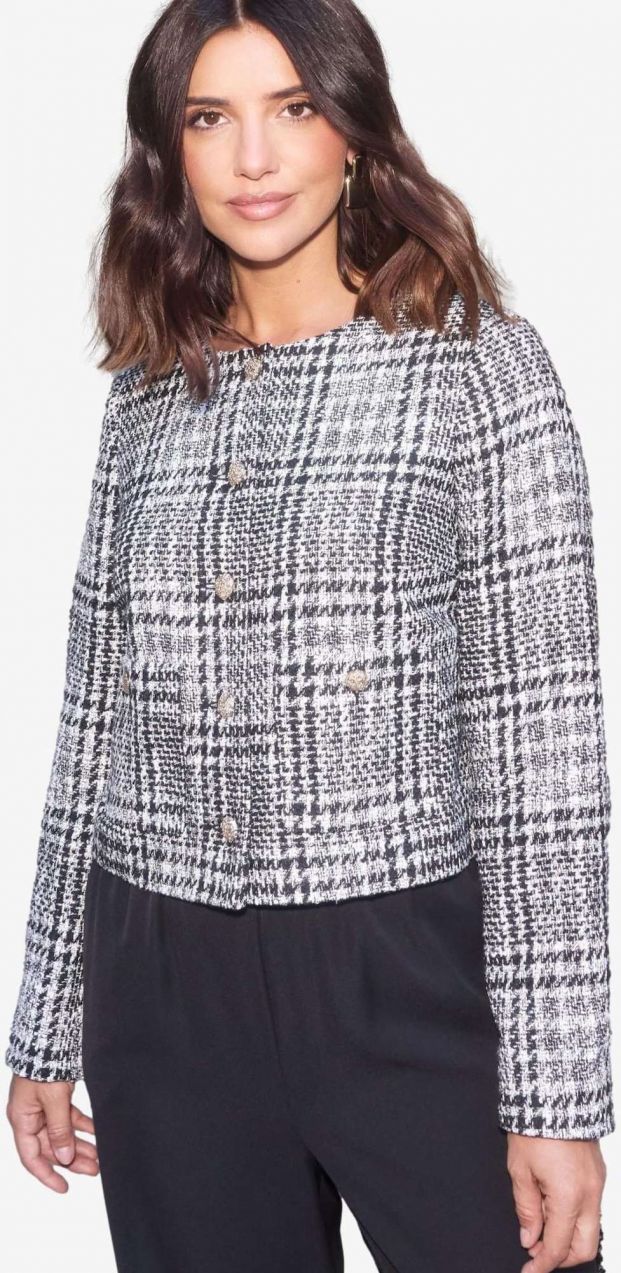 Friends Like These Prechodná bunda  čierna / biela