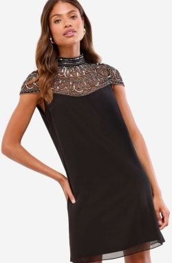 Lipsy Šaty  čierna