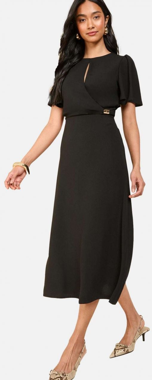 Friends Like These Šaty  zlatá / čierna