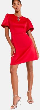Friends Like These Šaty  červená