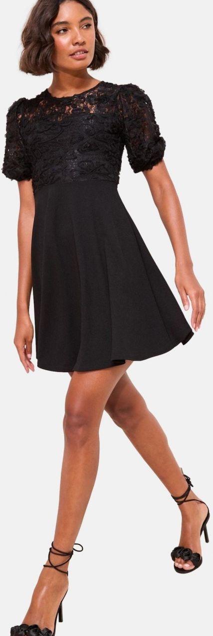 Friends Like These Kokteilové šaty  čierna