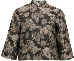 OBJECT Blúzka 'OBJJUNA'  béžová / čierna / strieborná