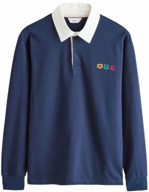 Next Tričko  námornícka modrá / zelená / červená / biela