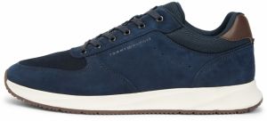 TOMMY HILFIGER Nízke tenisky 'NEWPORT'  námornícka modrá / hnedá