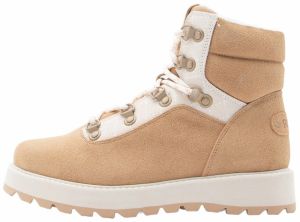 ROXY Šnurovacie členkové čižmy 'BRADIE'  hnedá / biela