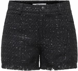 ONLY Nohavice 'ONLNUNA'  čierna / strieborná