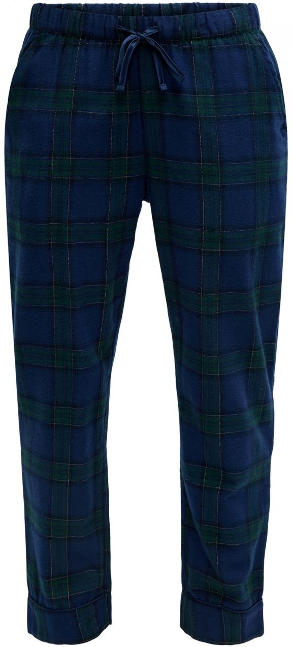 Hunkemöller Pyžamové nohavice  námornícka modrá / tmavomodrá / tmavozelená / šedobiela