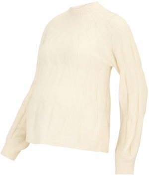 Vero Moda Maternity Sveter 'VMMGEMINI'  prírodná biela