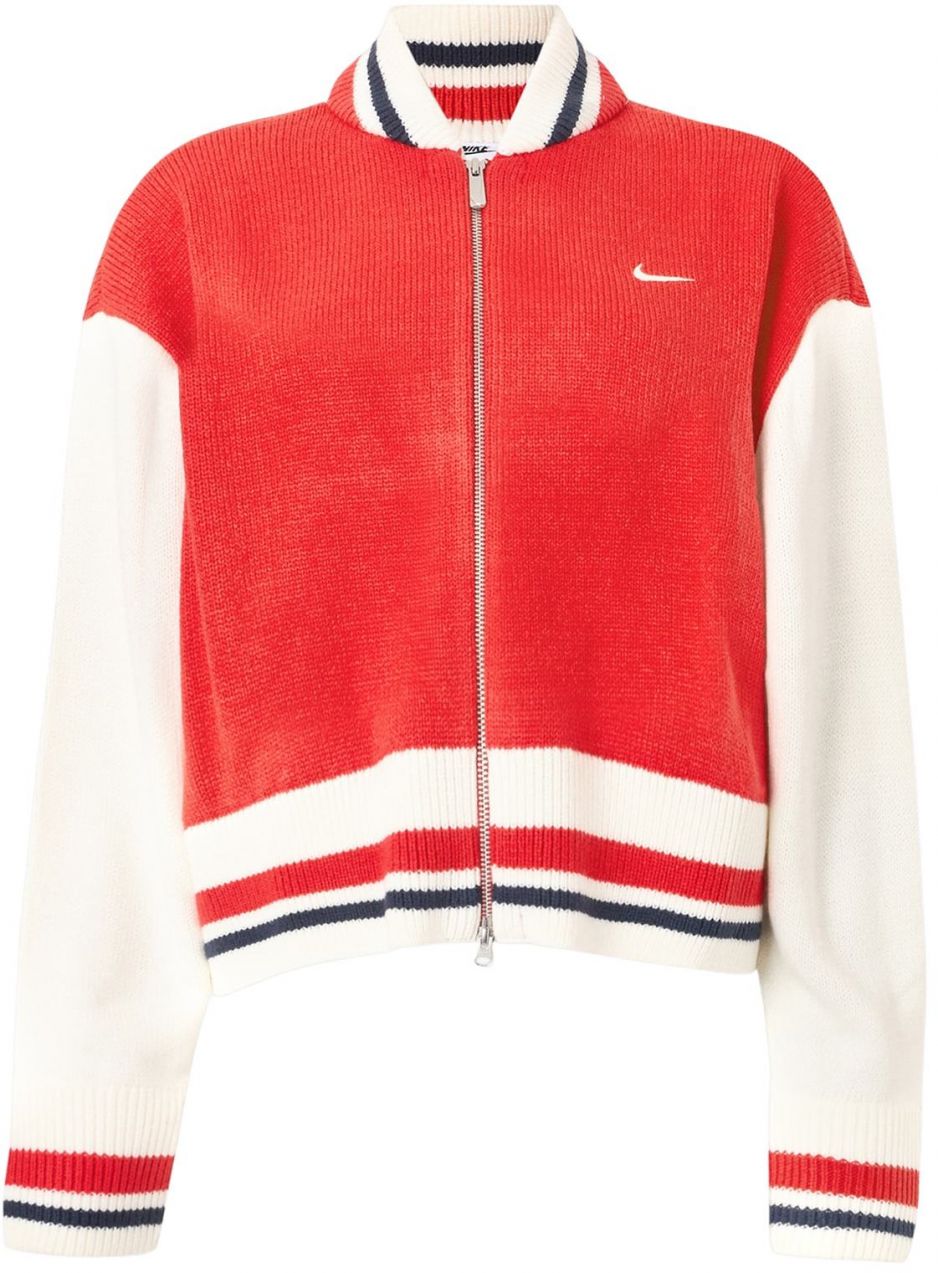 Nike Sportswear Kardigán  tmavomodrá / červená / biela