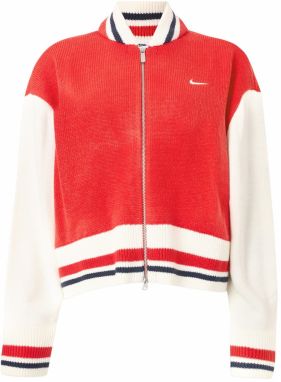 Nike Sportswear Kardigán  tmavomodrá / červená / biela