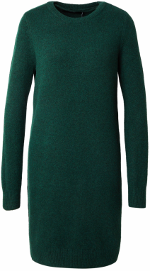 VERO MODA Pletené šaty 'VMBOOM'  smaragdová