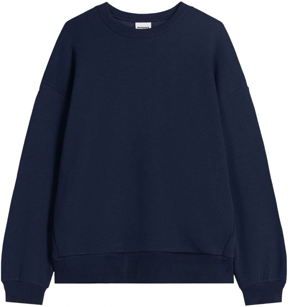 Bershka Mikina  námornícka modrá