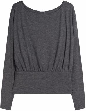 Bershka Tričko  tmavosivá