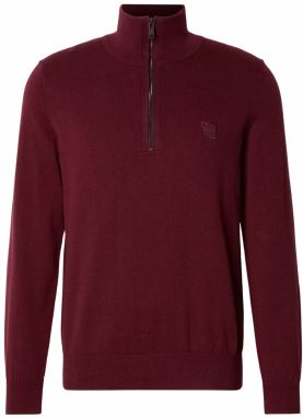 BOSS Sveter 'Kanobix_S'  burgundská