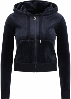 Juicy Couture Petite Tepláková bunda 'ROBERTSON'  tmavomodrá