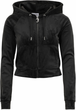 Juicy Couture Petite Tepláková bunda 'MADISON'  čierna