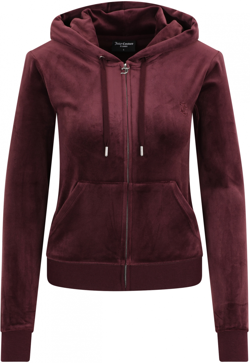 Juicy Couture Petite Tepláková bunda 'ROBERTSON'  čerešňová