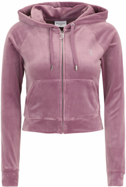 Juicy Couture Petite Tepláková bunda 'MADISON'  svetlofialová