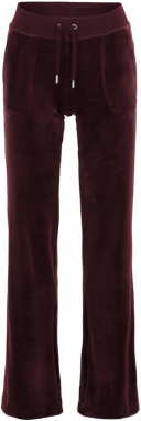 Juicy Couture Tall Nohavice 'LAYLA'  tmavočervená
