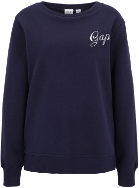 Gap Tall Mikina  námornícka modrá / strieborná