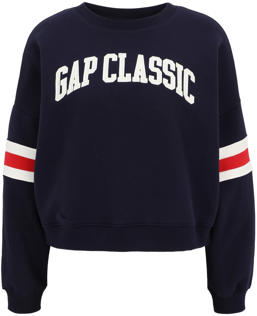 Gap Petite Mikina  námornícka modrá / červená / biela