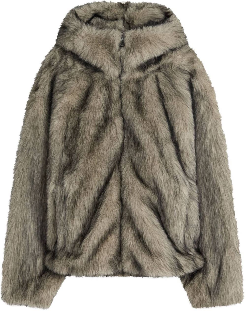 Bershka Prechodná bunda  farby bahna