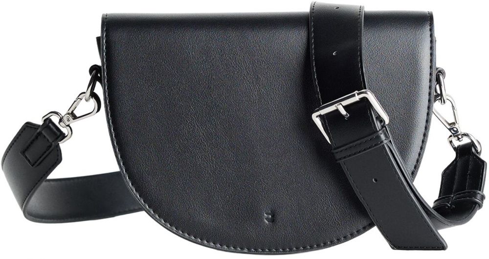 Bershka Taška cez rameno  čierna