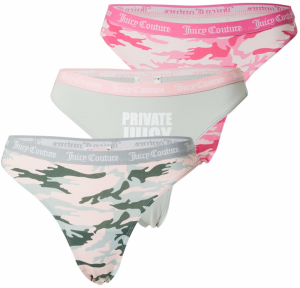 Juicy Couture Tangá  mätová / tmavozelená / ružová / svetloružová / biela