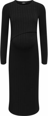 Only Maternity Šaty 'OLMDANDRA'  čierna