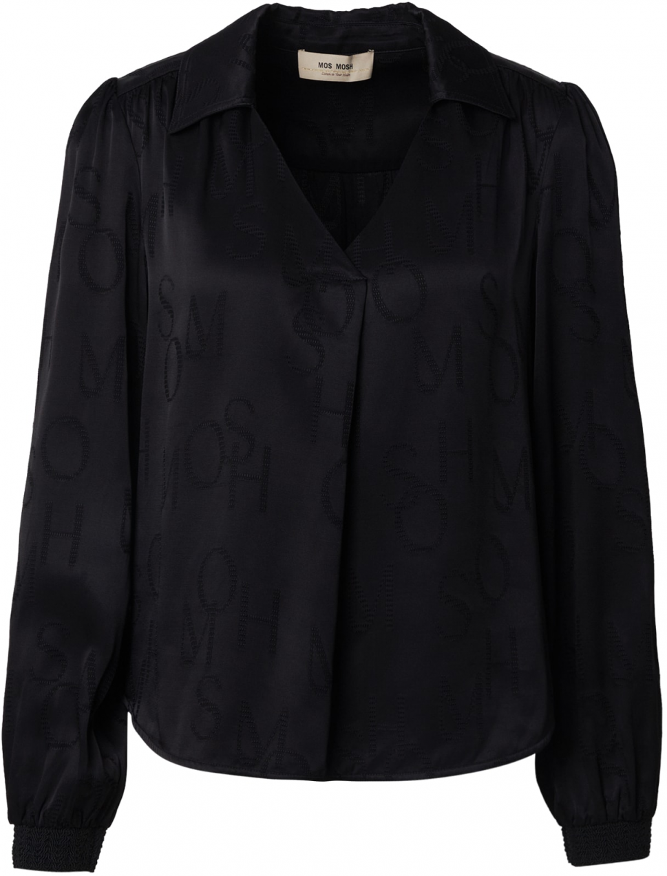 MOS MOSH Blúzka 'MMAldo'  čierna