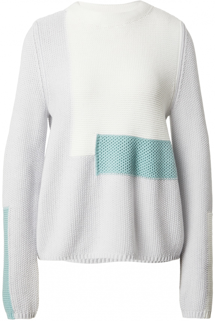 monari Sveter  mätová / biela / šedobiela