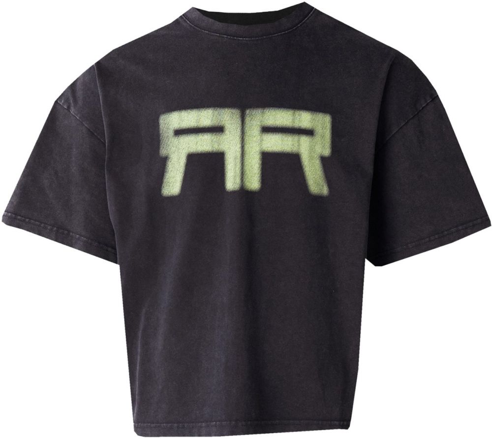 Atelier de roupa Tričko 'ACRONYM'  zelená / čierna