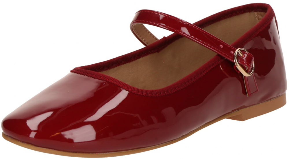 STEVE MADDEN Baleríny s ramienkom 'Volley'  krvavo červená