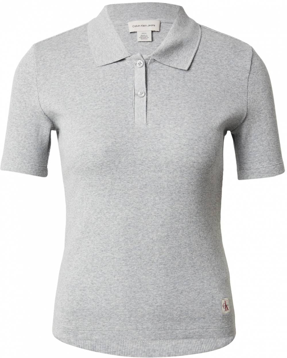 Calvin Klein Jeans Tričko  sivá melírovaná